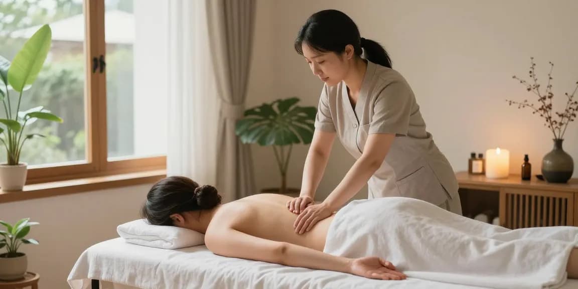 안양출장마사지 서비스 중 안락한 작업실에서 마사지사가 고객에게 제공하는 편안한 세션