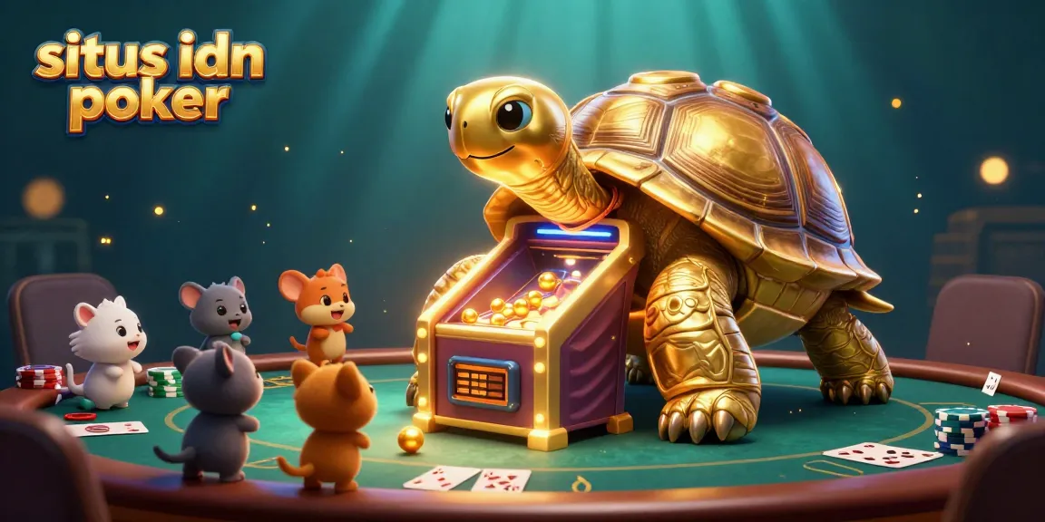 Memenangkan permainan di situs idn poker dengan karakter kelinci berlatih dan suasana penuh semangat.