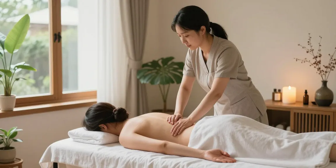 안양출장마사지 서비스 중 안락한 작업실에서 마사지사가 고객에게 제공하는 편안한 세션