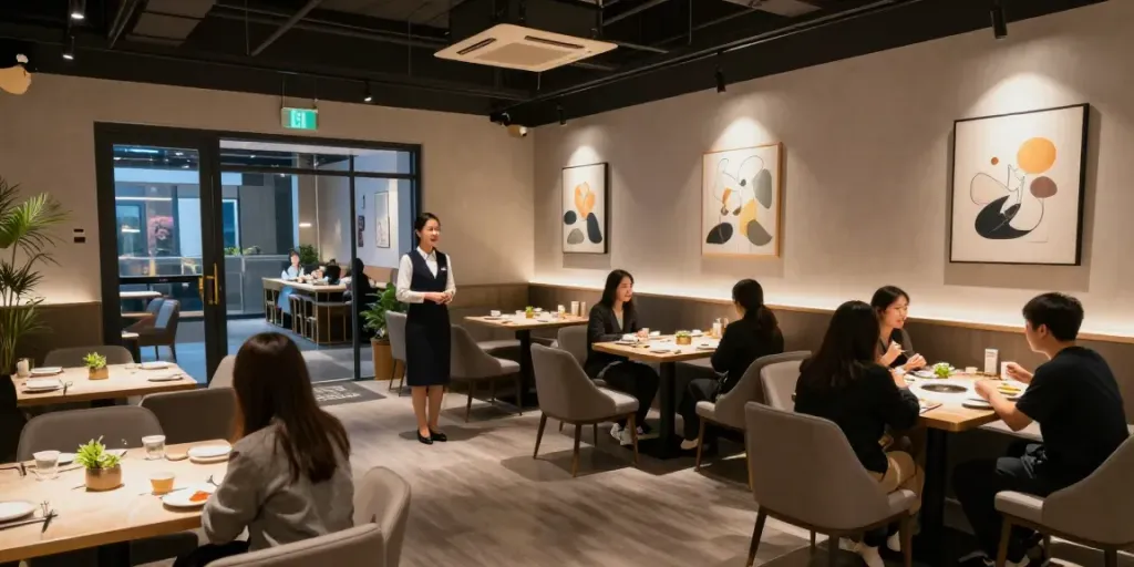 강남 타이밍의 고급스러운 유흥 공간과 예쁜 분위기