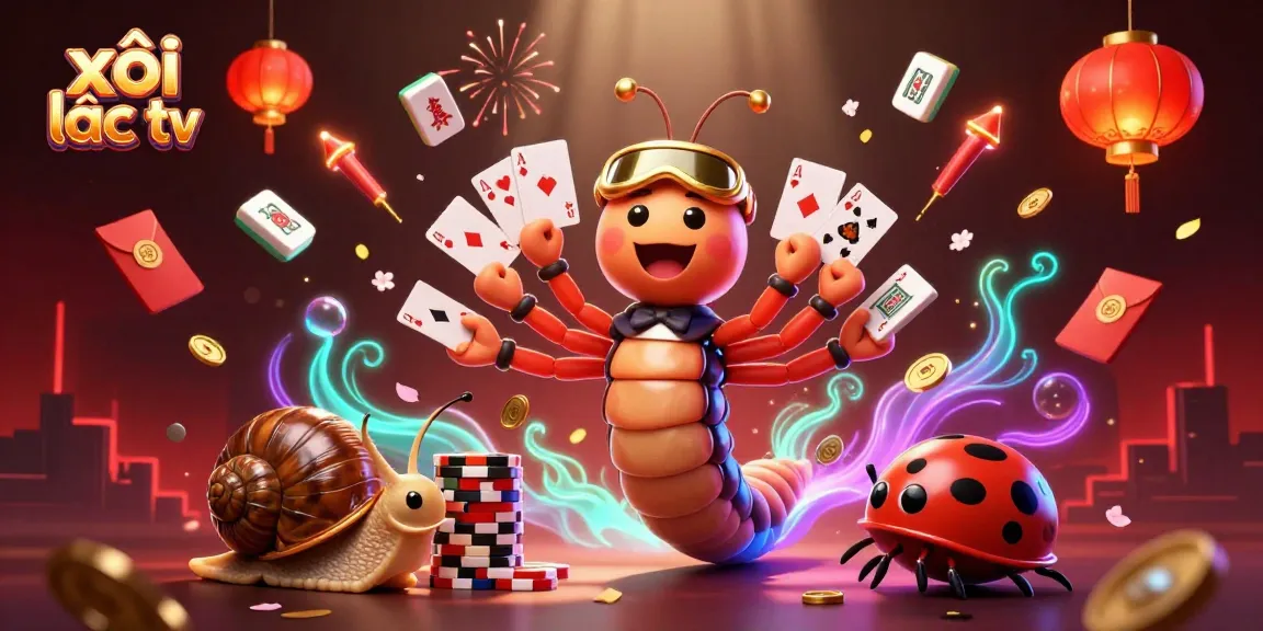 Experience thrilling gameplay with xôi lạc tv featuring an animated dealer and vibrant casino elements.