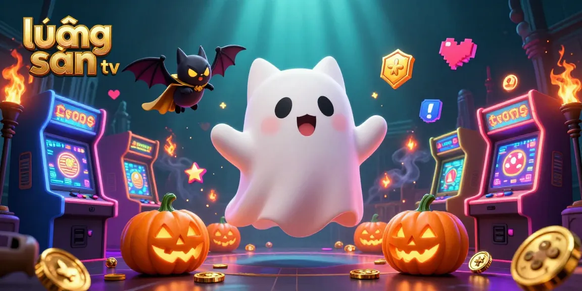 Experience thrilling gaming action with lương sơn tv as a ghost cat and bat explore a haunted casino.